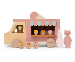 New Camión de Helados de Madera All Animals Niños Juguetes Niños 3 Años|Juegos De Imitación