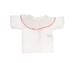Accesorios Para Muñecas^Tutete Textil Camisa Cutie con Volante Plumeti Rosa para Muñeco
