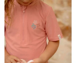 Camisetas Protección Solar^Little Dutch Camiseta Protección Solar Sunny Flowers carmín