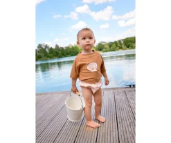 Camisetas Protección Solar^Lassig Camiseta Protección Solar Manga Corta Shell Caramel