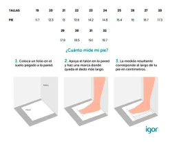 Calzado Infantil^Igor Cangrejeras Infantil Nico Marfil Verde