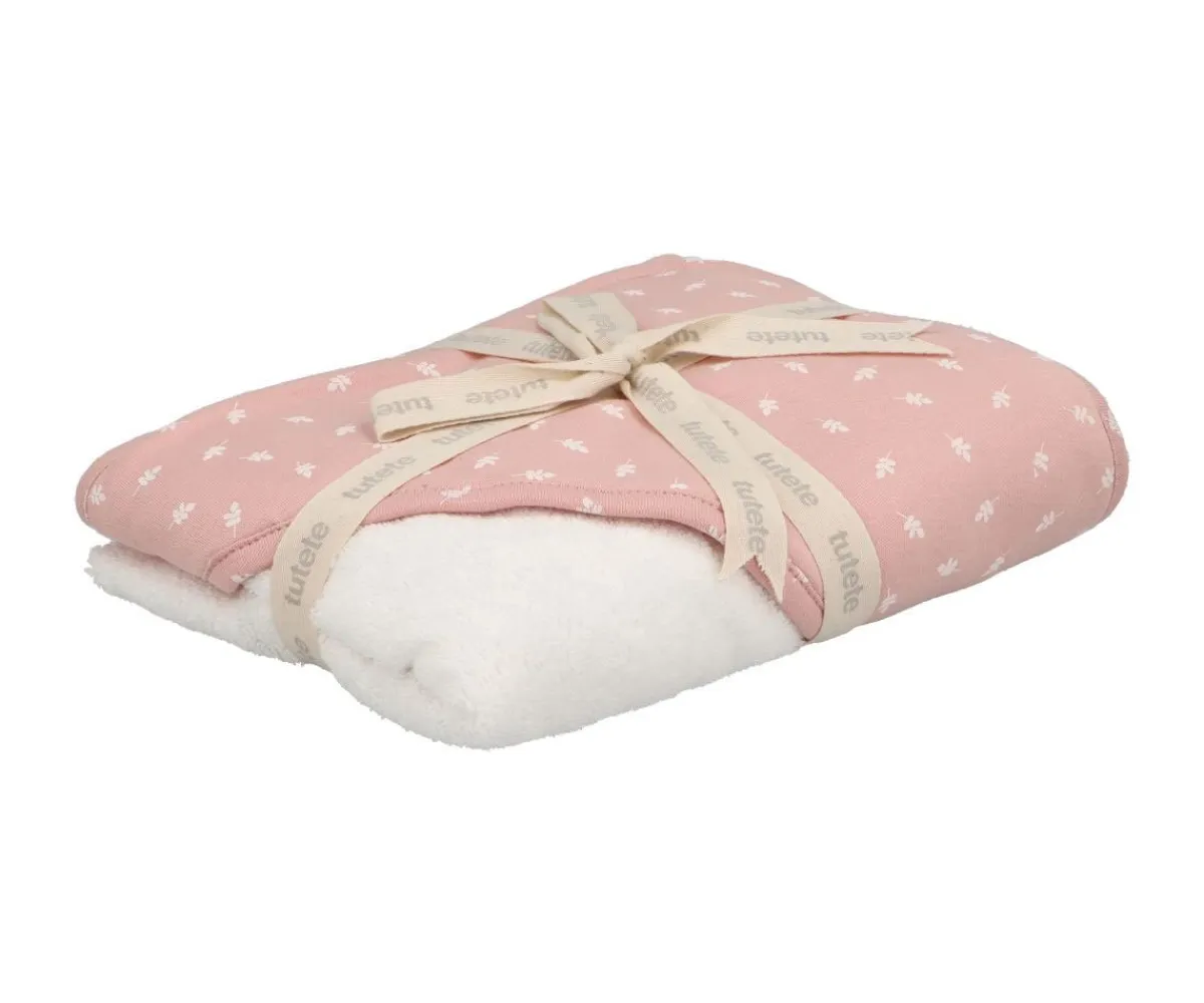 Clearance Capa Baño Leaves Pink Personalizable Niños Toallas|Capa De Baño Bebé