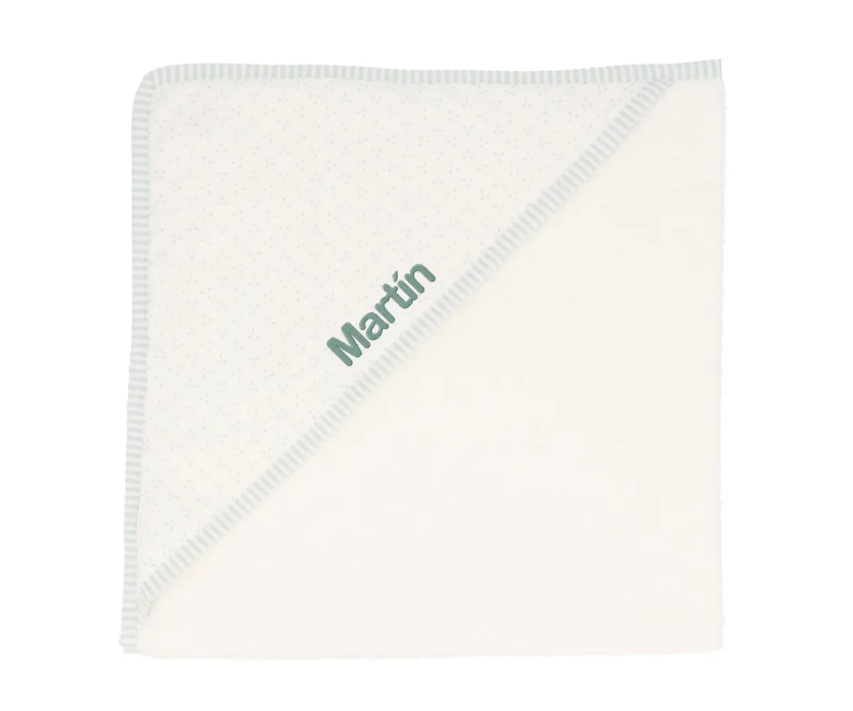 Capa De Baño Bebé^Cristina de Jos'h Capa de Baño Dorset Verde Personalizable