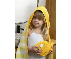Toallas Playa Niños^The Cotton Cloud Capa de Baño Lola Limón Personalizable