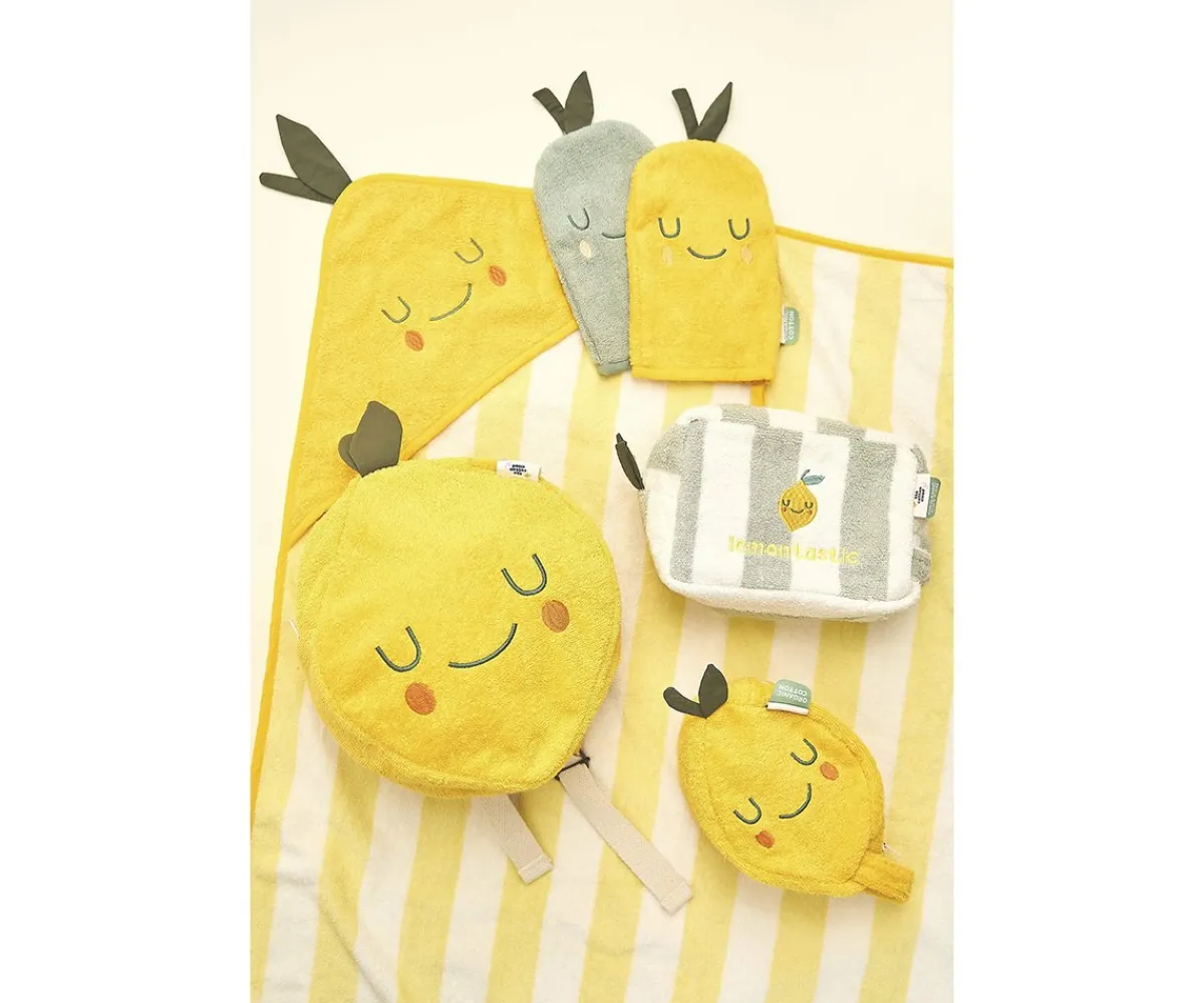 Toallas Playa Niños^The Cotton Cloud Capa de Baño Lola Limón Personalizable