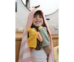 Clearance Capa de Baño Mandy Mandarina Personalizable Niños Toallas Playa Niños|Toallas