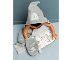 Hot Capa de Baño Mr.Shark Niños Capa De Baño Bebé|Toallas