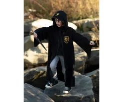 Disfraces Para Niños^Great Pretenders Capa de Mago Negra con Gafas