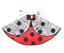 Disfraces Para Niños^Great Pretenders Capa Disfraz Lady Bug para Colorear 4-7 Años