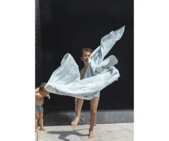 Toallas^Timboo Capa Toalla de Baño Grande Riviera Blue Personalizable