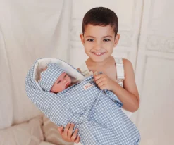 Accesorios Para Muñecas^Así Capazo de Tela para Muñecos Colección Noel