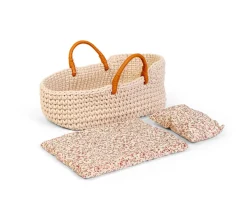 Outlet Capazo Moisés Mediano Croché para Muñecas Niños Últimas Unidades|Accesorios Para Muñecas