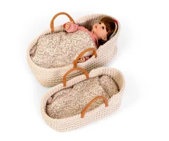 Outlet Capazo Moisés Mediano Croché para Muñecas Niños Últimas Unidades|Accesorios Para Muñecas