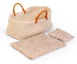Accesorios Para Muñecas^byAstrup Capazo Moisés Pequeño Croché para Muñecas