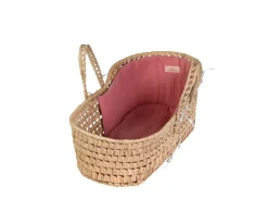 Accesorios Para Muñecas^Así Capazo Pequeño Hoja de Palma Musa Rosa