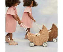 Discount Carrito de Muñecas Moon Strolley Seashell Pink Niños Juguetes Para Niños De 18 Meses|Carritos Muñecas