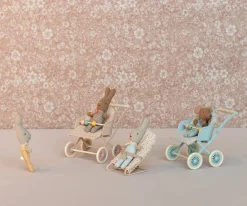 Carrito Micro Baby Rose Niños Casa De Muñecas De Madera|Juguetes Niños 4 Años