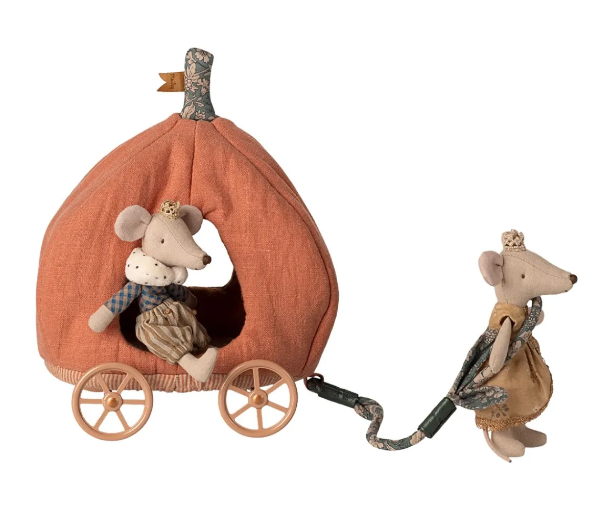 Sale Carroza de Calabaza Ratón Niños Accesorios Para Muñecas|Casa De Muñecas De Madera
