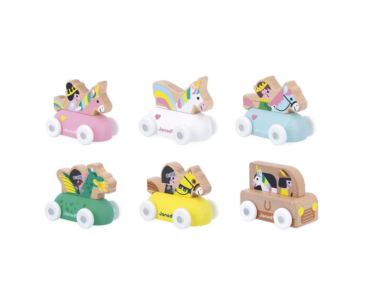 New Carruaje de Madera Príncipe Reino Encantado Cross Roads Verde Niños Juguetes Para Niños De 18 Meses|Coches Para Niños