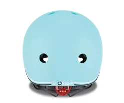 Patinetes^Globber Casco Go Up Lights Azul Pastel