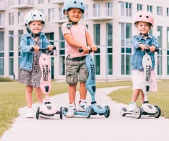 Bicicletas Para Niños^Scoot and Ride Casco Medium Forest