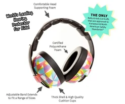 Seguridad Bebé^Banz Cascos Anti Ruido Dark Green Baby 3-24meses