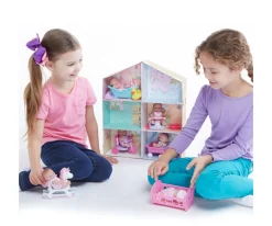 Muñecos^JC Toys Casita con Muñecos y Accesorios