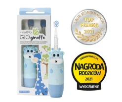 Cepillo de Dientes Sónico GIOgiraffe Azul Niños Higiene Dental|Aseo Bebé Y Niños