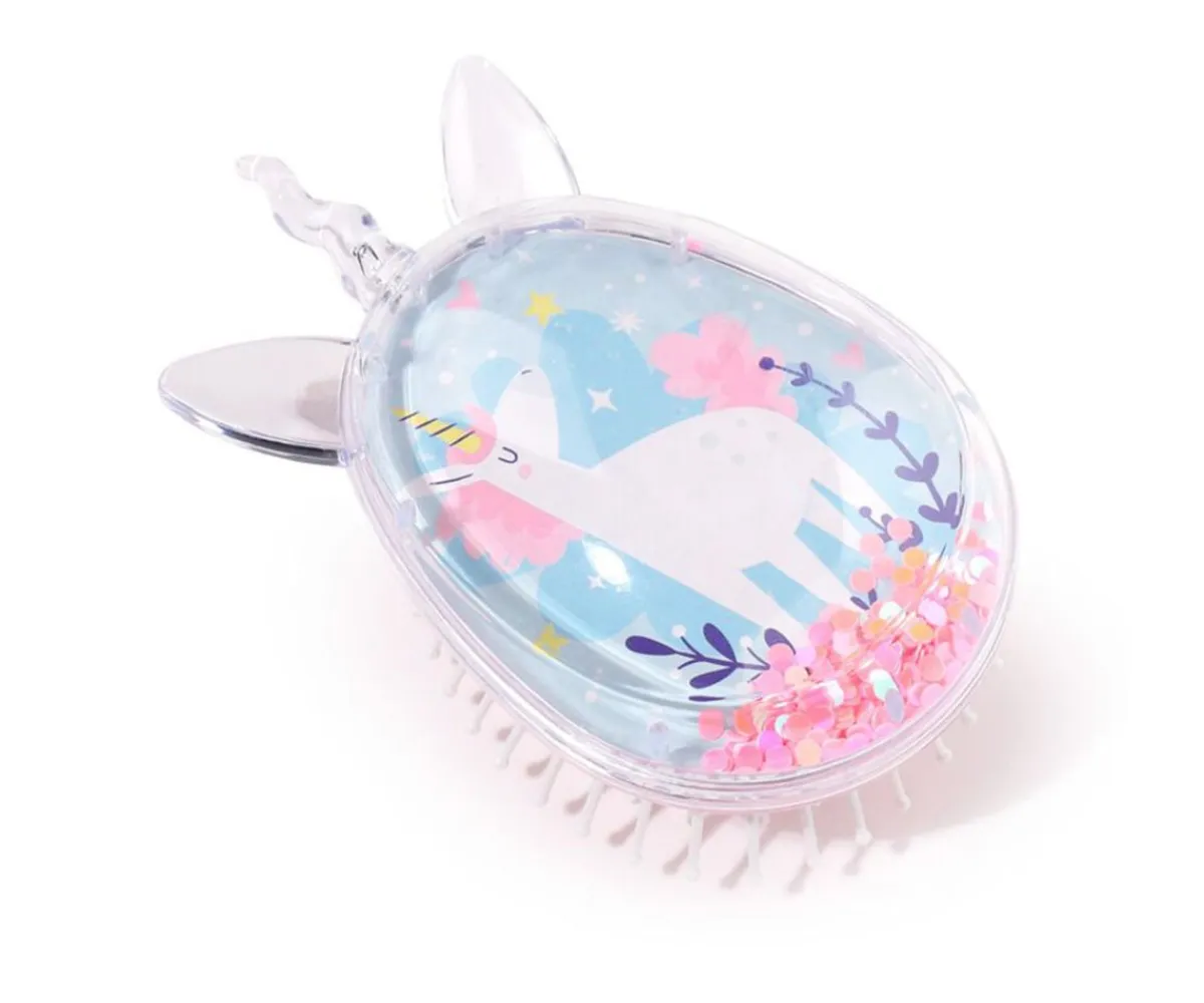 Aseo Bebé Y Niños^puckator Cepillo Pelo Purpurina Unicornio Modelo Aleatorio