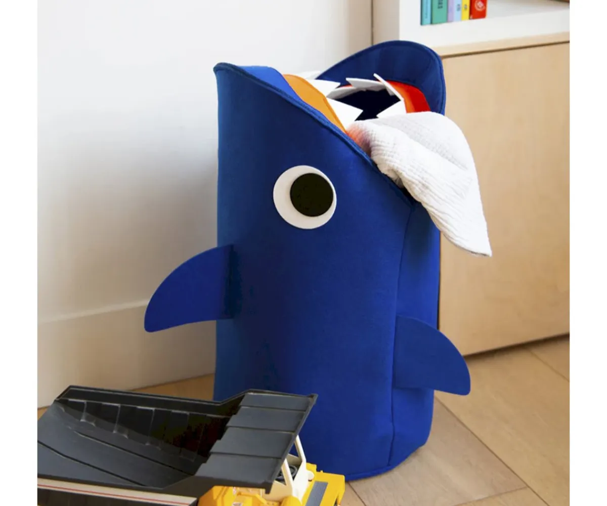 Discount Cesta Almacenamiento Sharky Niños Organizadores De Baño|Organizadores De Juguetes