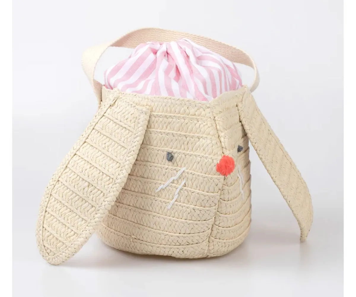 Bolsos^Meri Meri Cesta Bunny Stripy