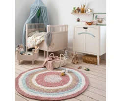 Accesorios Para Muñecas^Sebra Cesta Capazo para Muñecas Sunset Pink