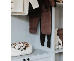 Peluches^Smallstuff Cesta con Mamá Dog y sus Cachorros