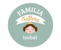 Chapas Personalizadas^Tutete Chapa Personalizada Mamá Familia Fallera