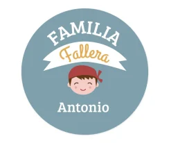 Chapas Personalizadas^Tutete Chapa Personalizada Papá Familia Fallera