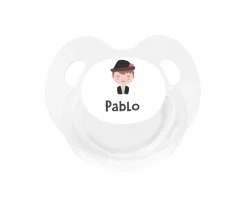 Discount Chupete Personalizado Retro Blanco Huertano Chupetes Con Dibujos|Chupetes Fiestas