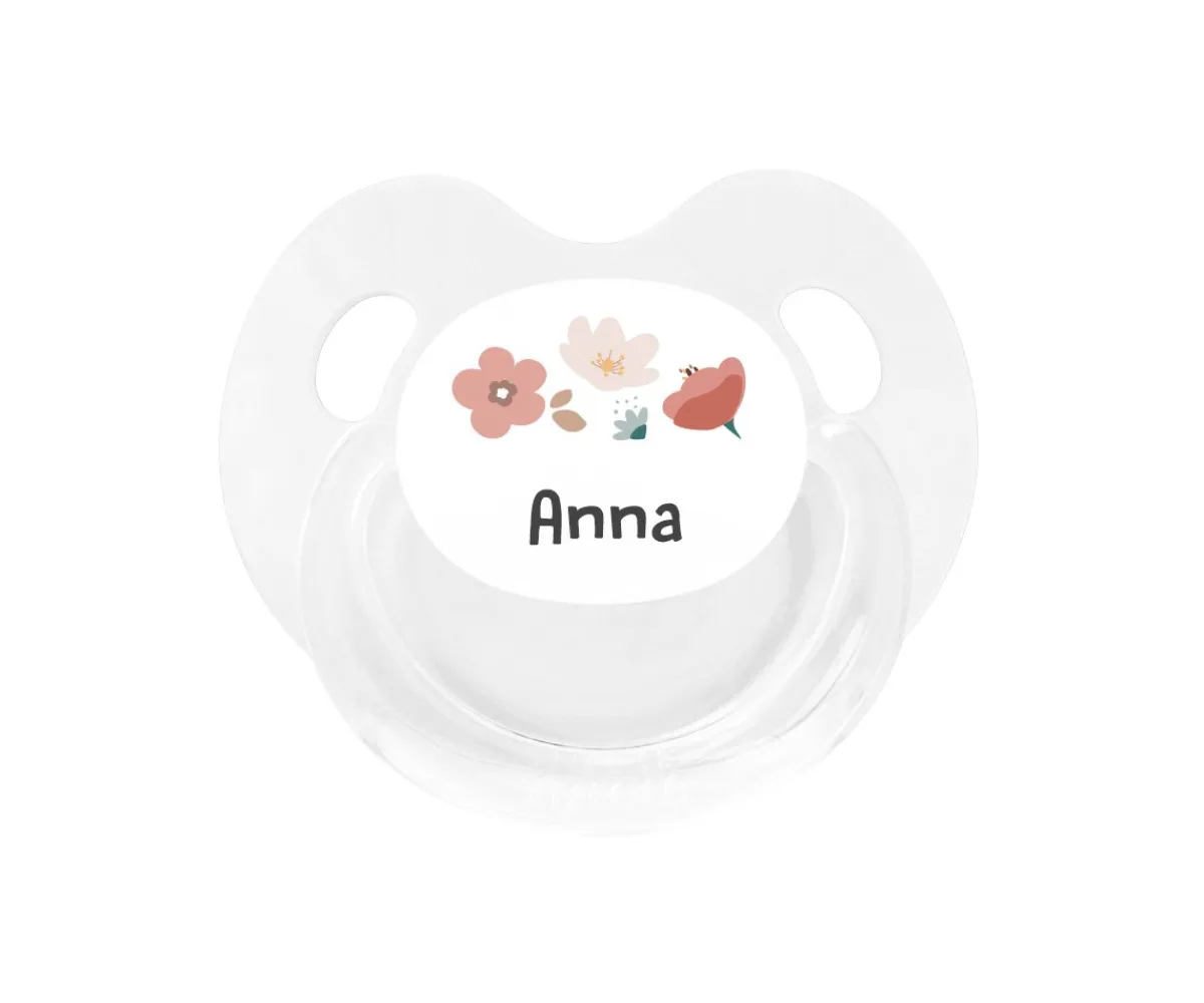 Hot Chupete Personalizado Retro Blanco Little Garden Colecciones Vuelta Al Cole|Chupetes Con Dibujos