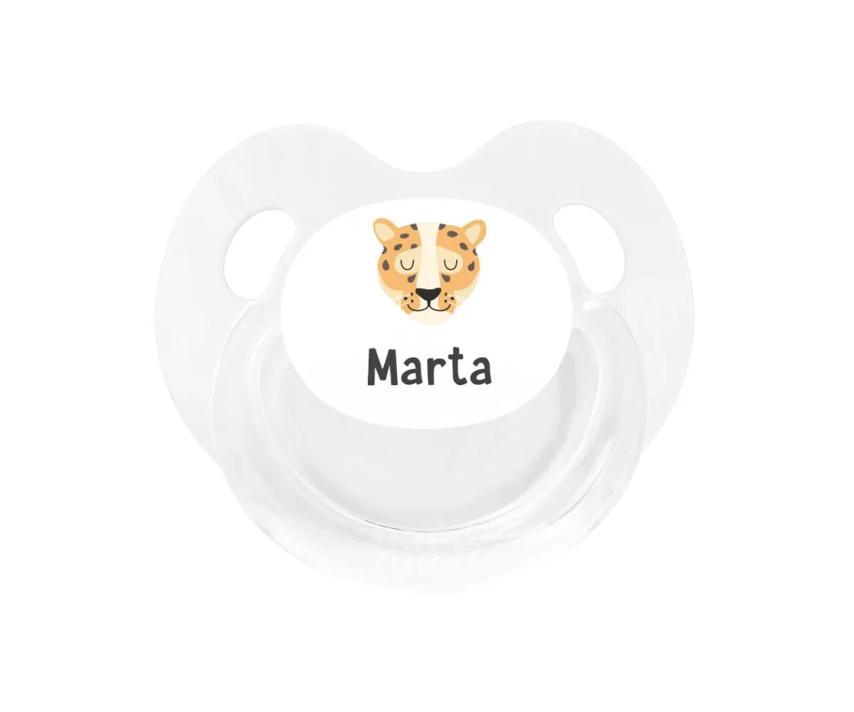 Colecciones Vuelta Al Cole^Tutete Retro Chupete Personalizado Retro Leopardo
