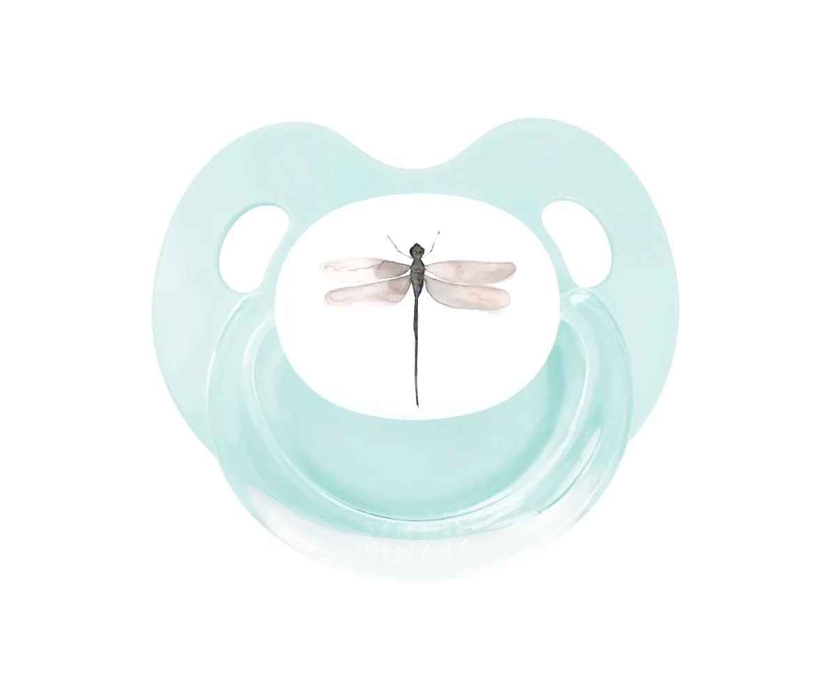 Chupetes Con Diseños^Marialu Gili Chupete Retro Aqua Libélula
