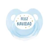 Chupetes Navidad^Tutete Retro Chupete Retro Azul Feliz Navidad Estrellas