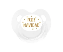 Chupetes Navidad^Tutete Retro Chupete Retro Blanco Feliz Navidad Estrellas