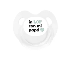 Chupete Retro Blanco In LOF Papá Chupetes Día Del Padre|Regalos Para Papá