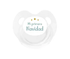 Chupetes Navidad^Tutete Retro Chupete Retro Blanco Mi Primera Navidad Verde