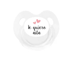 Discount Chupete Retro Blanco Te quiero aita Regalos Para Papá|Chupetes Día Del Padre