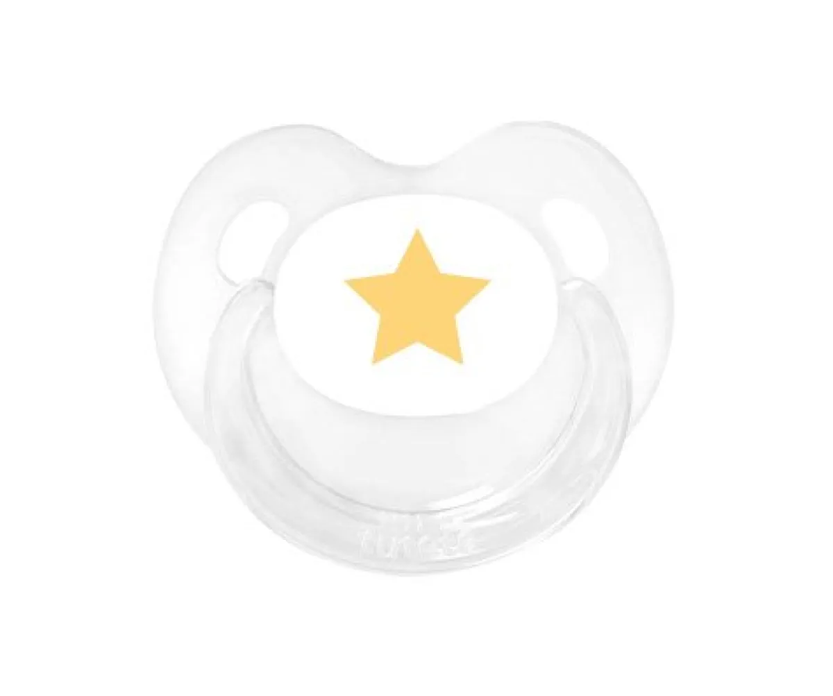 Chupetes Con Diseños^Tutete Retro Chupete Retro Estrella Amarilla