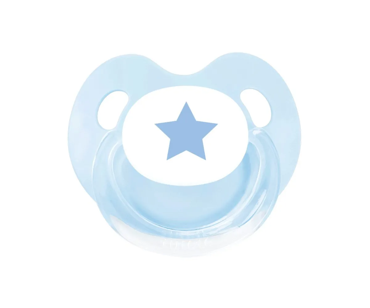 Chupetes Con Diseños^Tutete Retro Chupete Retro Estrella Azul