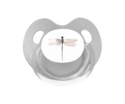 Chupetes Con Diseños^Marialu Gili Chupete Retro Gris Libélula