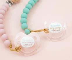 Discount Chupete Retro Me gustas de la cabeza a los pies Rosa Chupetes Amor|Regalos Para Papá