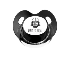 Best Chupete Retro Negro Soy tu hija 0M Chupetes Día Del Padre|Regalos Para Papá