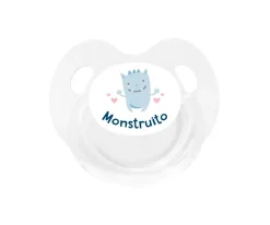 New Chupete Retro Transparente Monstruito Chupetes Con Diseños|Chupetes Divertidos